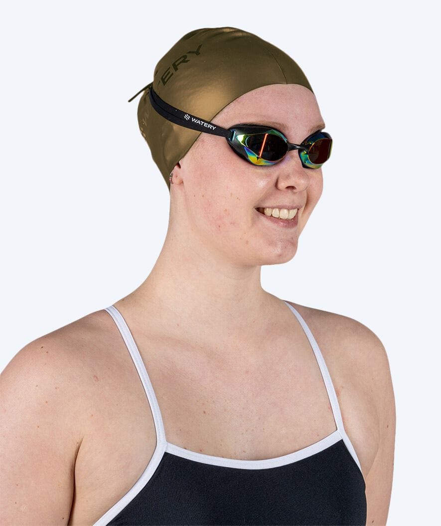 Watery swimming cap (from 10 years) - Signature - Bronze
