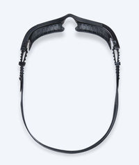 Watery exercise swim goggles - Kelvin Active - Black (Smoke lens)