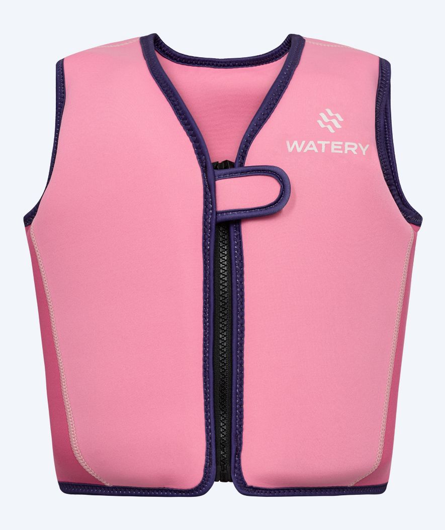 Watery swim vest for kids (2-8) - Basic - Pink