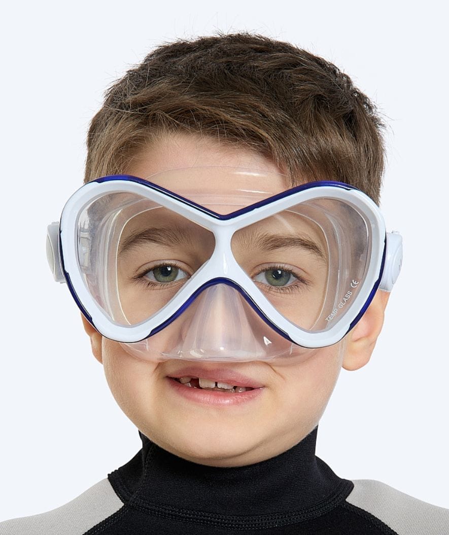 Watery diving mask for kids (4-10) - Triton - Blue