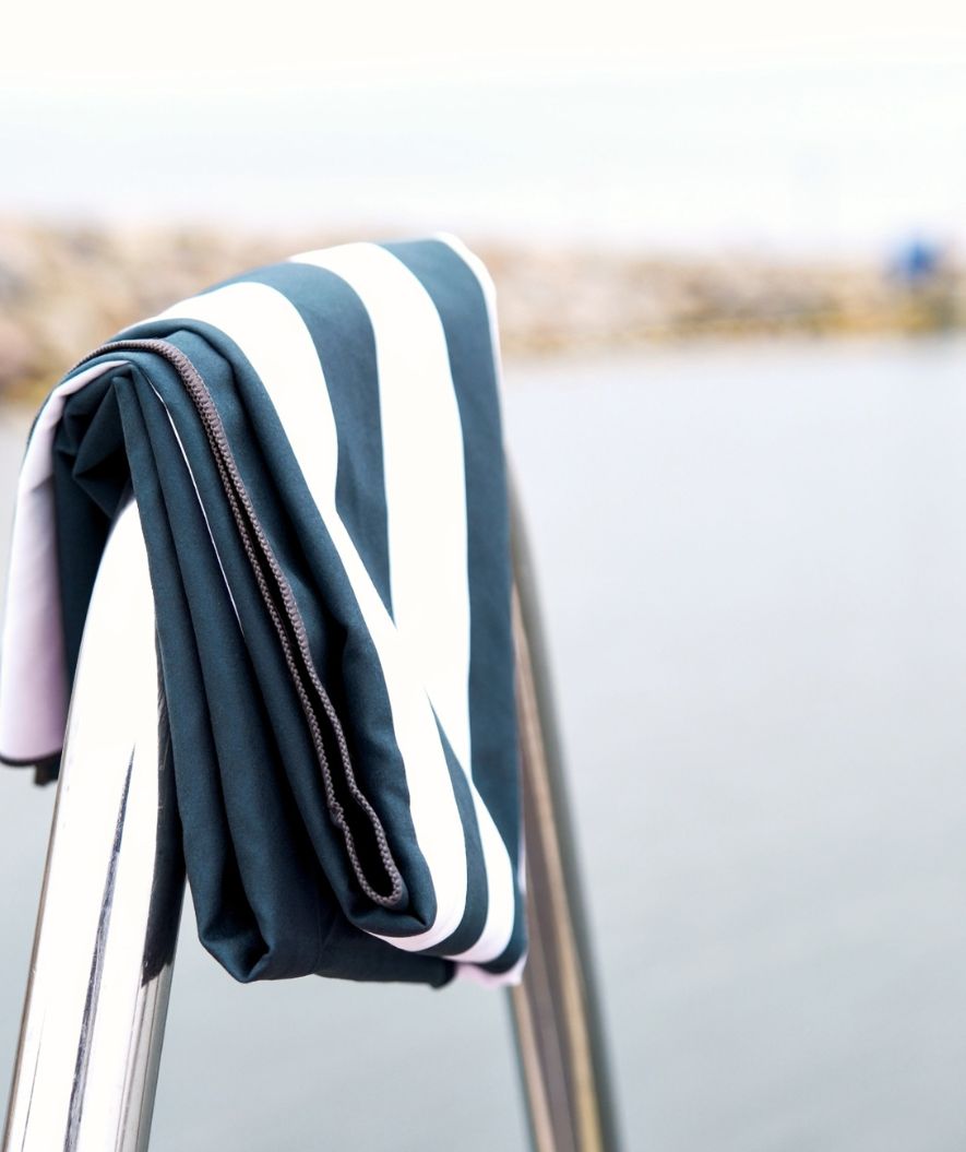 Watery microfiber towel - Eco Nebraska - Dust Green