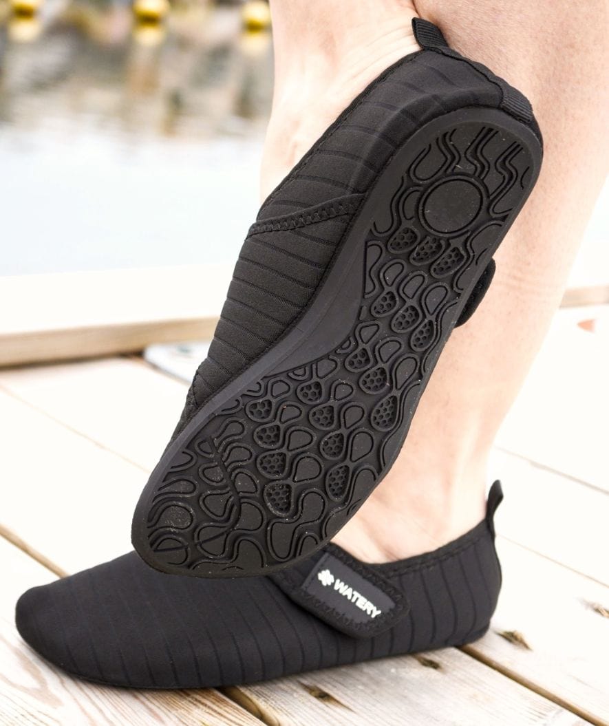 Watery neoprene swim shoes for adults - Poseidon - Purple