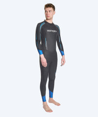 Watery wetsuit for men - Calder Rapid - Black/blue