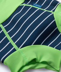Watery swim nappies for kids - Neoprene Swim Nappy - Green Stripes