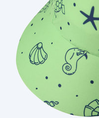 Watery sunhat for kids - Cascade - Green