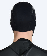 Watery neoprene hood - Reptile (3mm) - Black