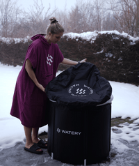 Watery inflatable cold plunge - Hero - Black