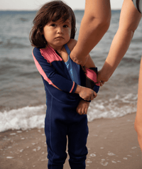 Watery UV wetsuit for kids - Calypso Full-Body - Pink