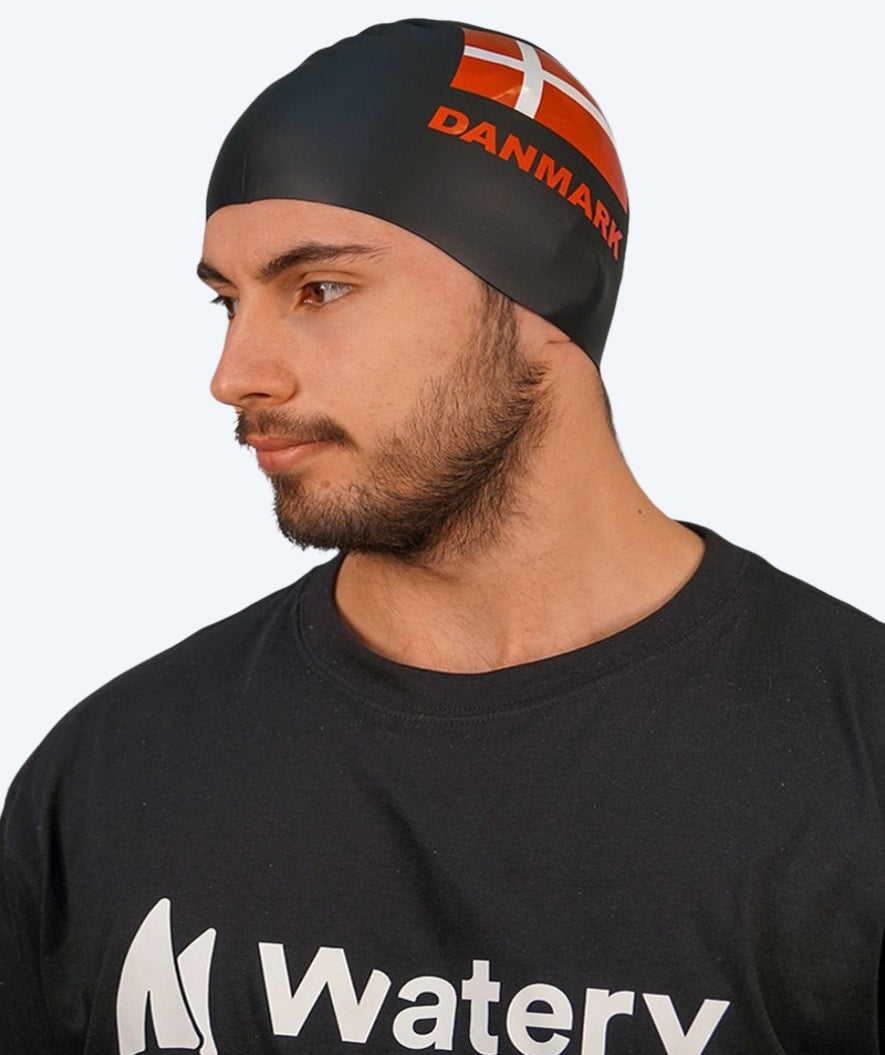 Watery swim cap - Denmark - Black