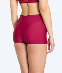 Watery bikini bottom for women - Remington - Dark red