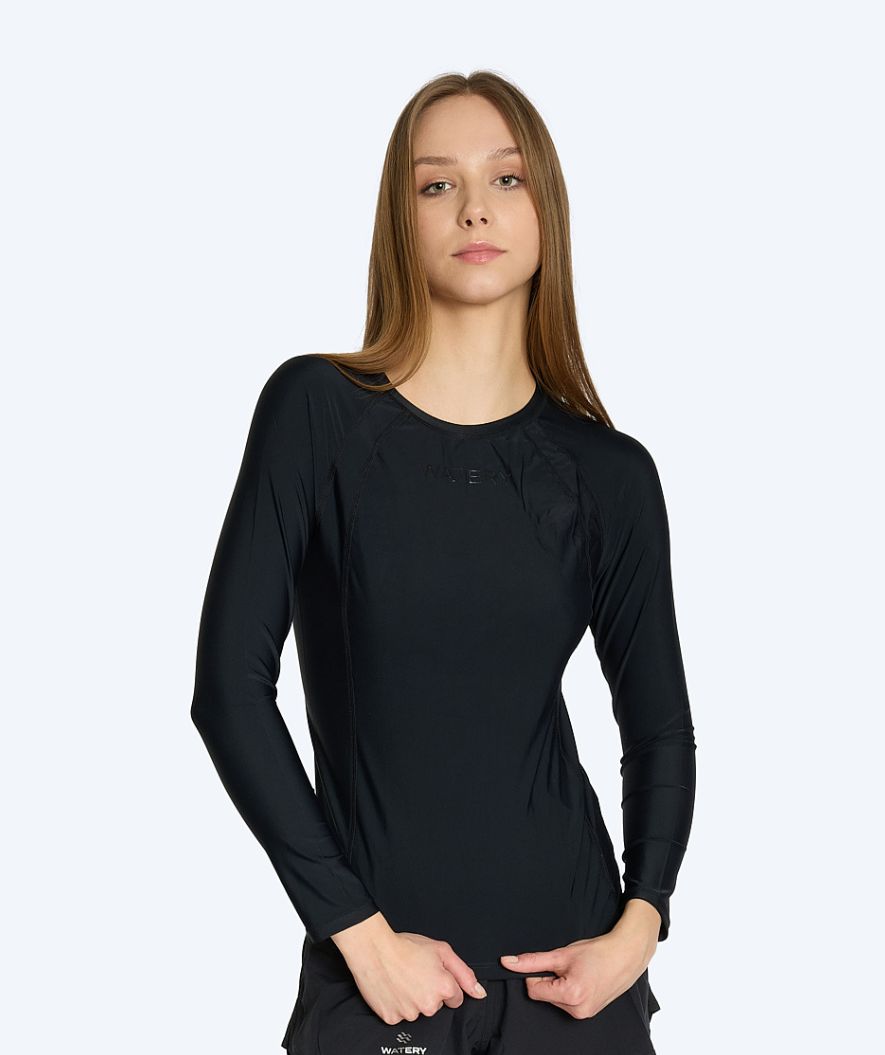 Watery UV-shirt for women - Remington Long Sleeve Rashguard - Black