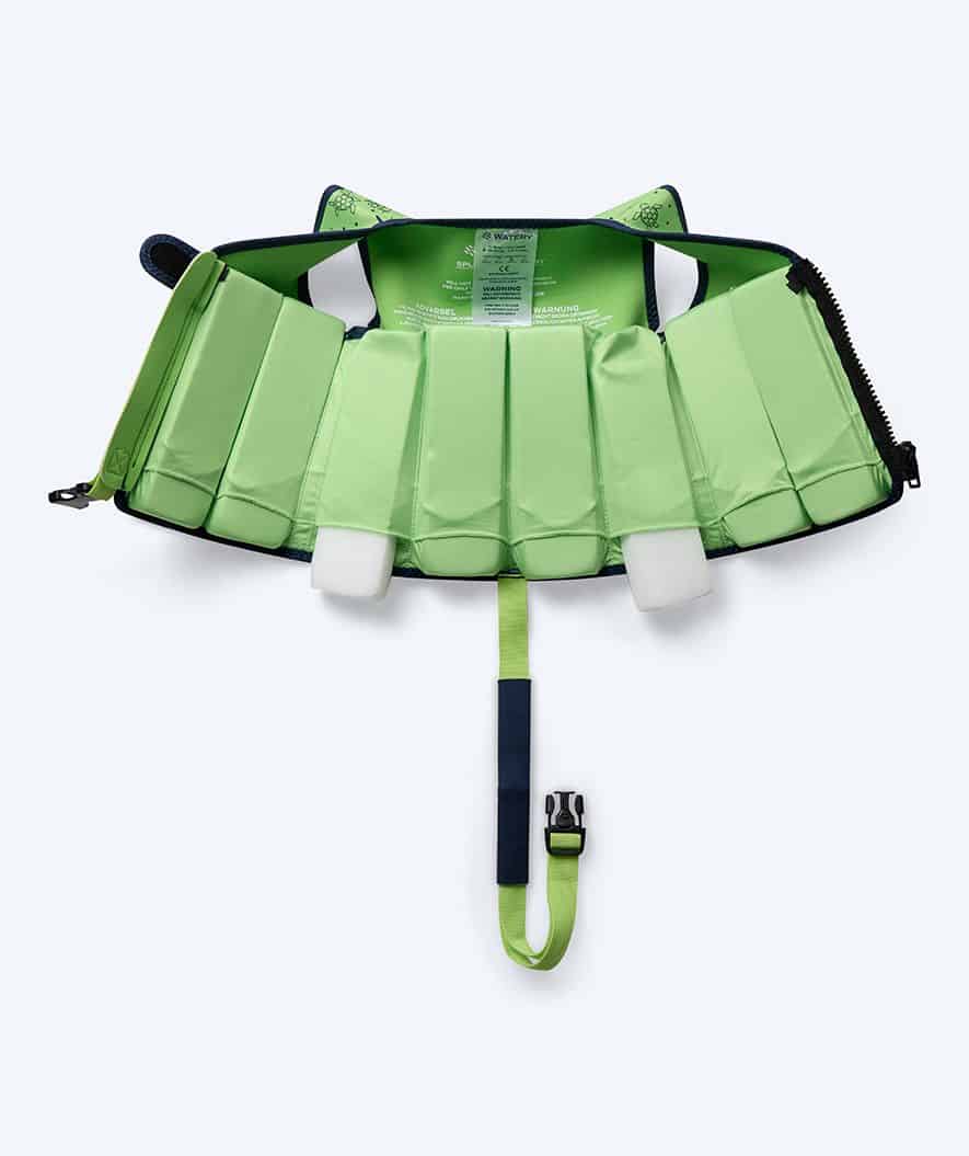 Watery swim vest for kids (1-6) - Splashy - Green