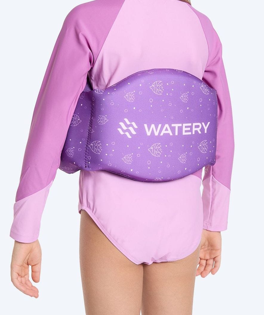 Watery swim belt for kids (15-60 kg) - Romney - Atlantic Purple