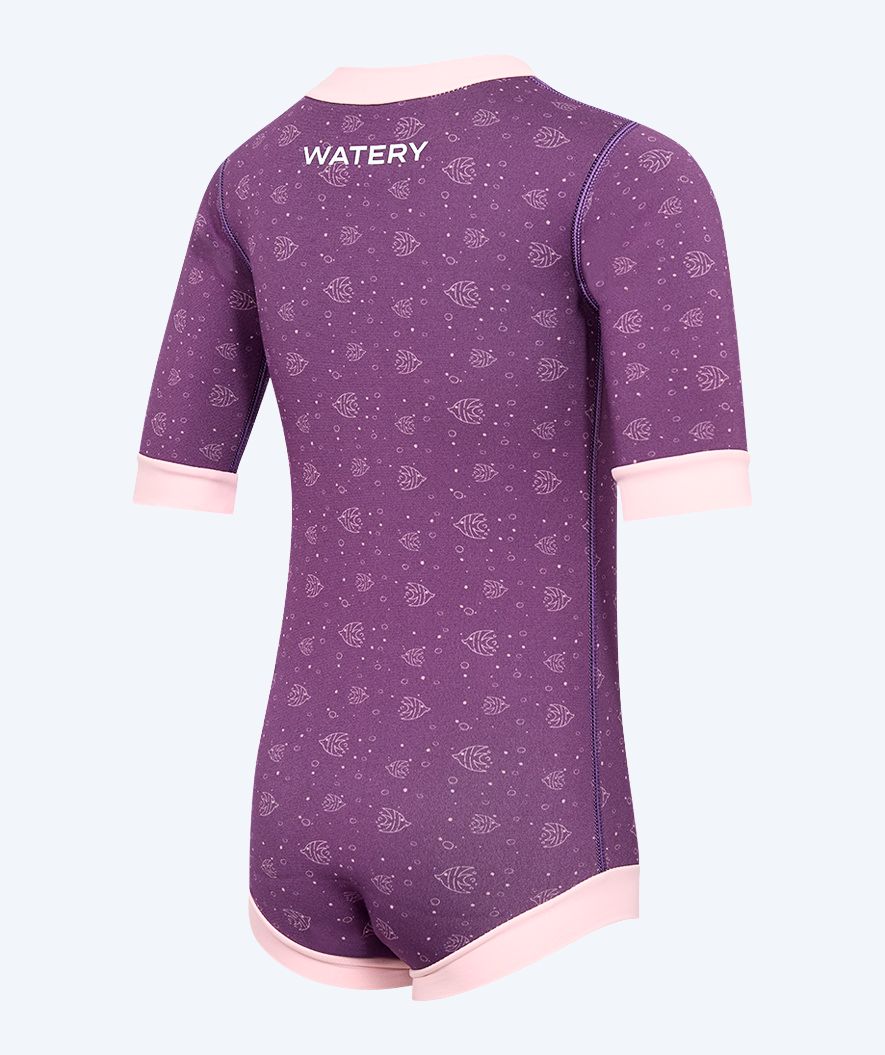 Watery wetsuit for baby - Baia Full-Body - Atlantic Purple