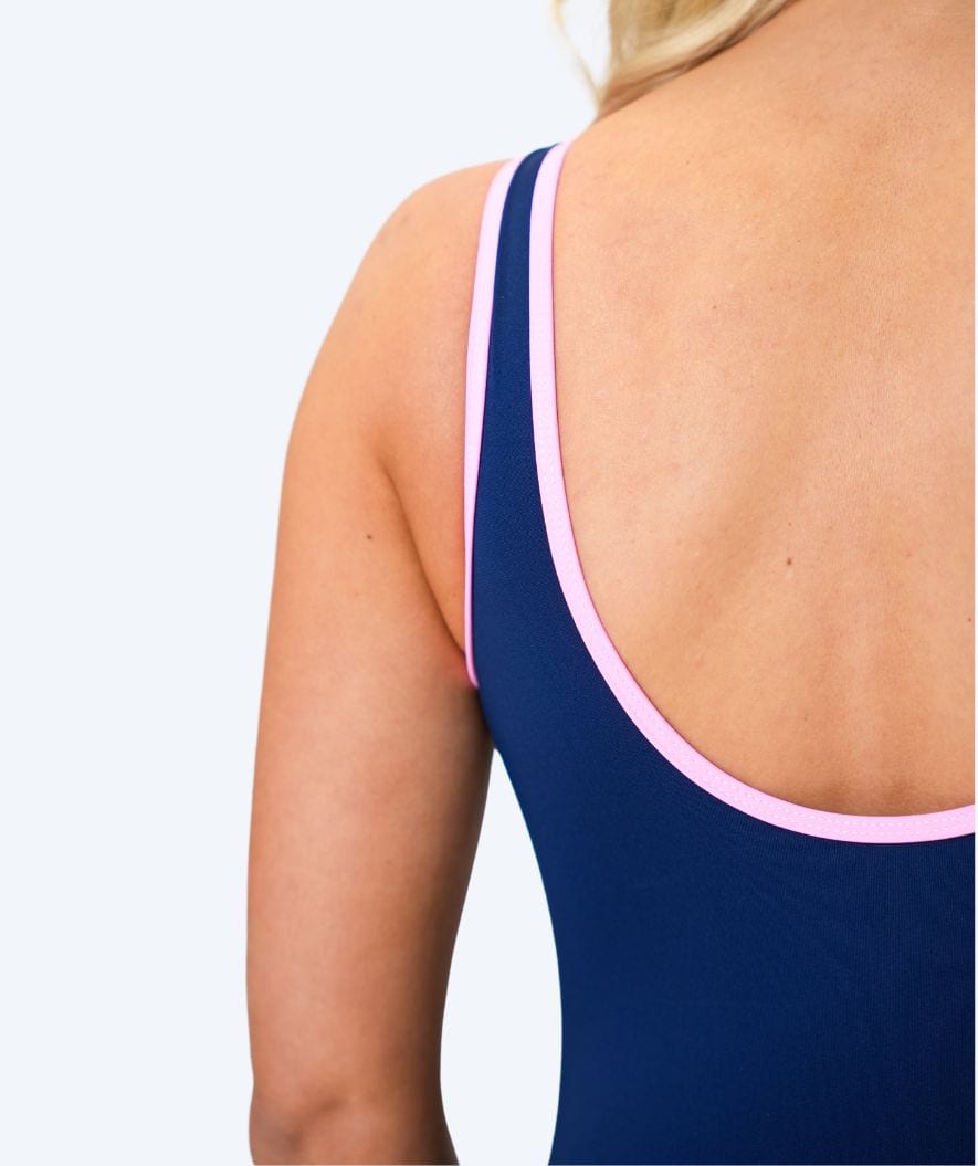 Watery swimsuit for women - Scrylla - Dark Blue/pink