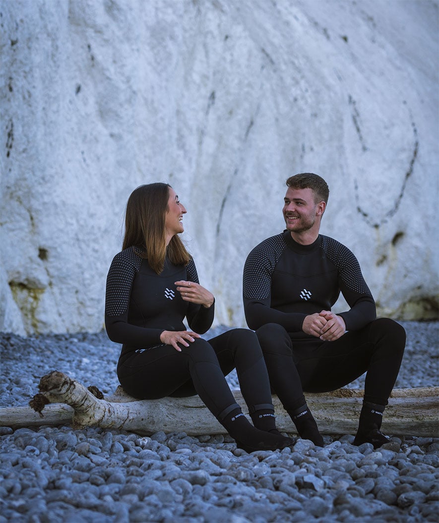 Watery wetsuit for women - Hedgehog (3mm) - Black