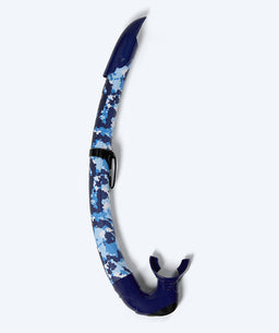 Watery snorkel for adults (from 12 years) - Rudder Camo - Dark blue