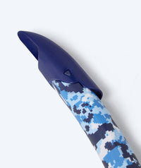 Watery snorkel for adults (from 12 years) - Rudder Camo - Dark blue