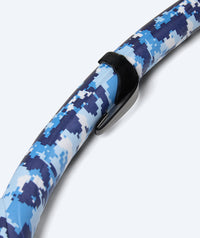 Watery snorkel for adults (from 12 years) - Rudder Camo - Dark blue