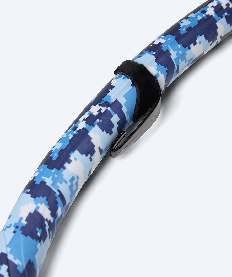 Watery snorkel for adults (from 12 years) - Rudder Camo - Dark blue