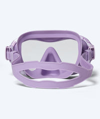 Watery diving mask for adults (from 12 years) - Rudder Camo - Purple