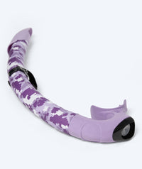 Watery snorkel for adults (from 12 years) - Rudder Camo - Purple