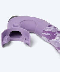Watery snorkel for adults (from 12 years) - Rudder Camo - Purple