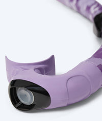 Watery snorkel for adults (from 12 years) - Rudder Camo - Purple