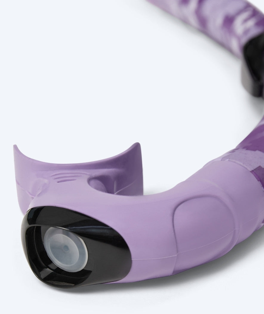 Watery snorkel for adults (from 12 years) - Rudder Camo - Purple