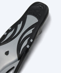 Watery diving fins for adults - Reiha - Grey/Black