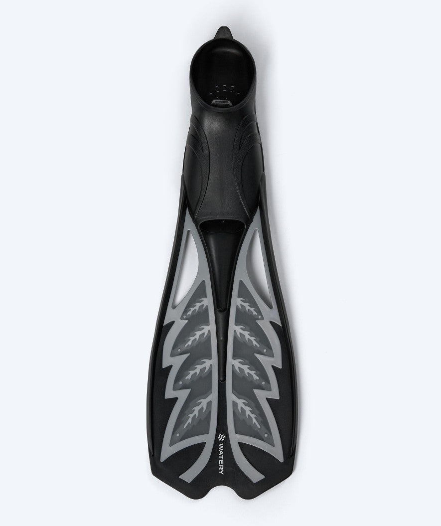 Watery diving fins for adults - Reiha - Grey/Black