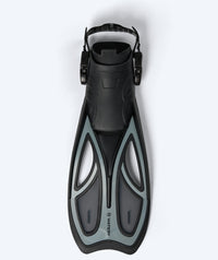 Watery diving fins for adults - Rumi - Black/Grey
