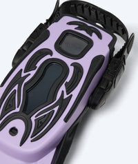 Watery diving fins for adults - Rumi - Black/Pink