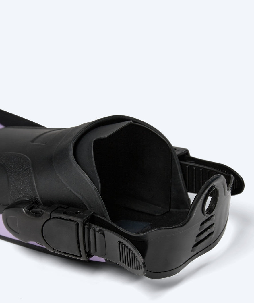 Watery diving fins for adults - Rumi - Black/Pink