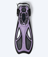 Watery diving fins for adults - Rumi - Black/Pink
