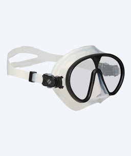 Watery diving mask for adults (from 12 years) - Chisa - Black/clear