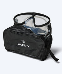 Watery diving mask for adults (from 12 years) - Chisa - Black/clear
