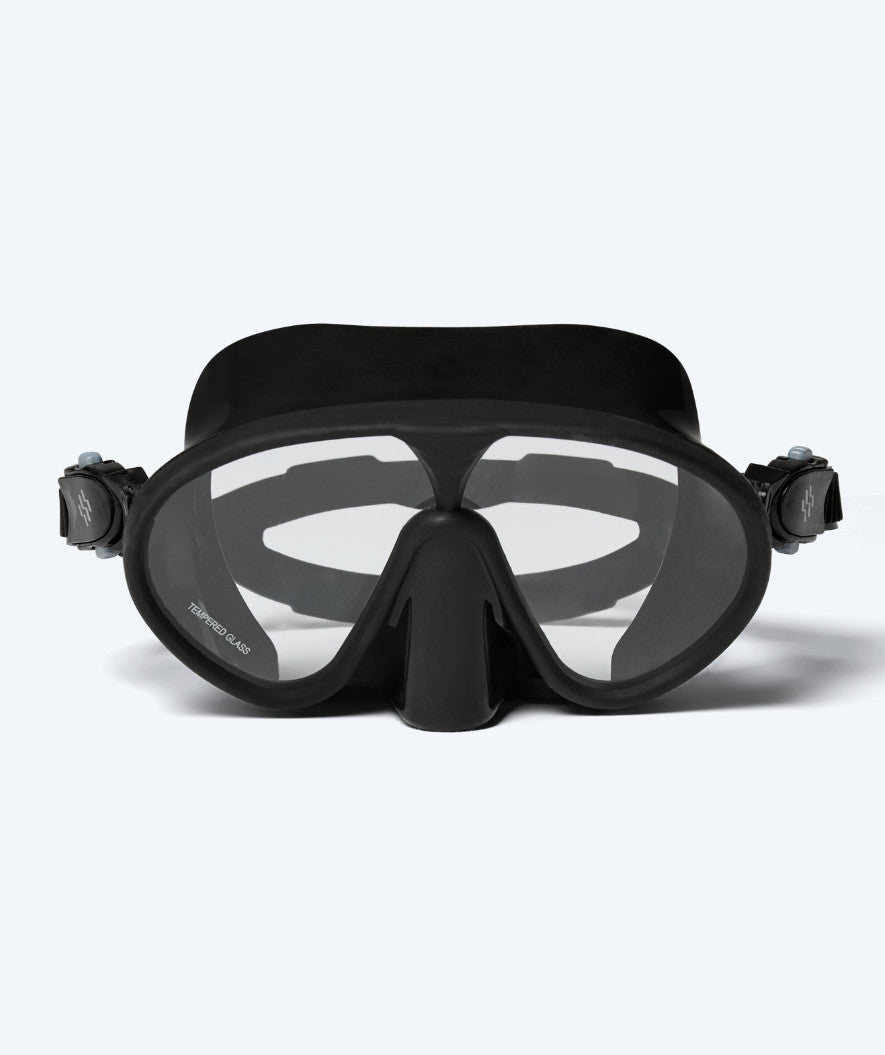 Watery diving mask for adults (from 12 years) - Chisa - Black