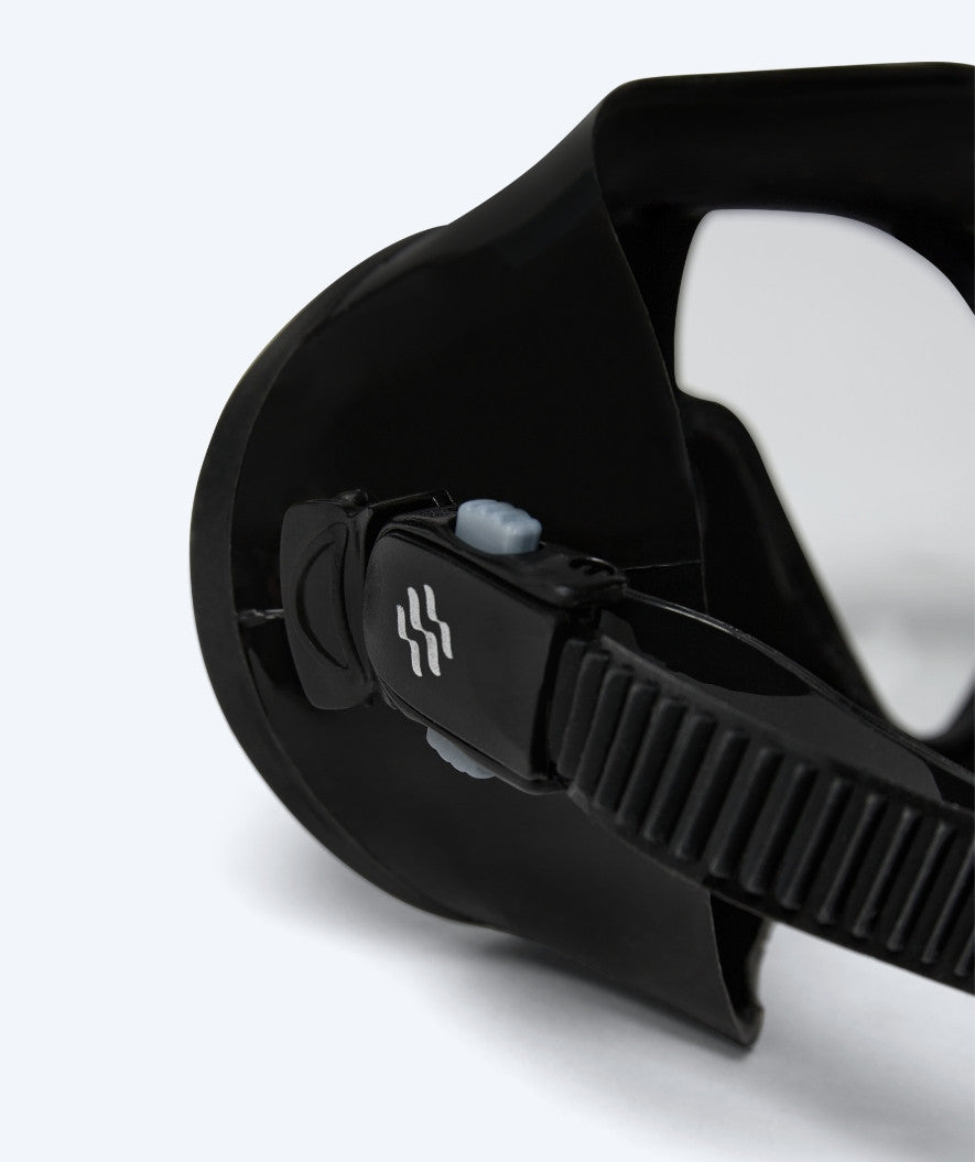 Watery diving mask for adults (from 12 years) - Chisa - Black