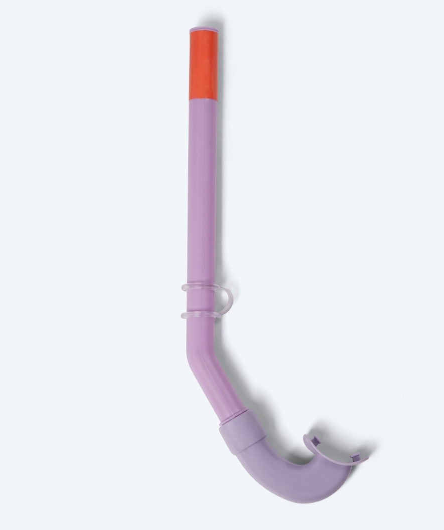 Watery snorkel for kids (4-10) - Wyre - Purple/orange