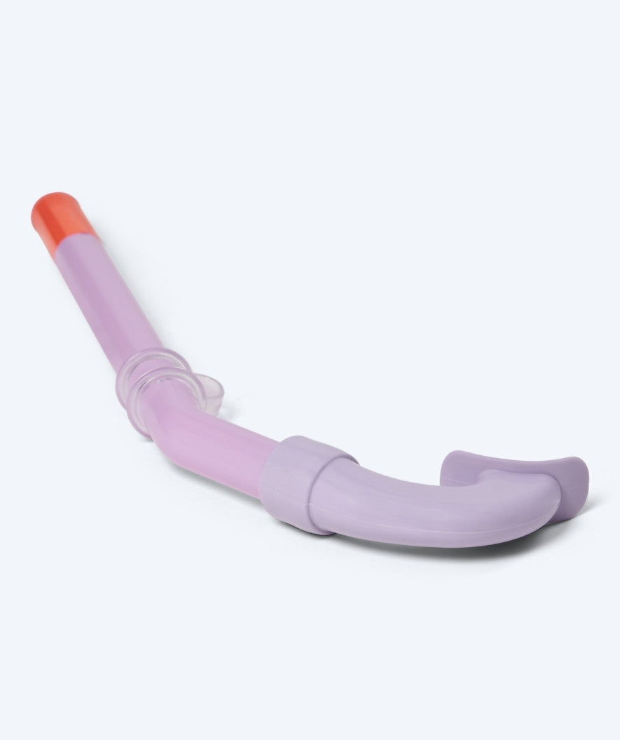 Watery snorkel for kids (4-10) - Wyre - Purple/orange