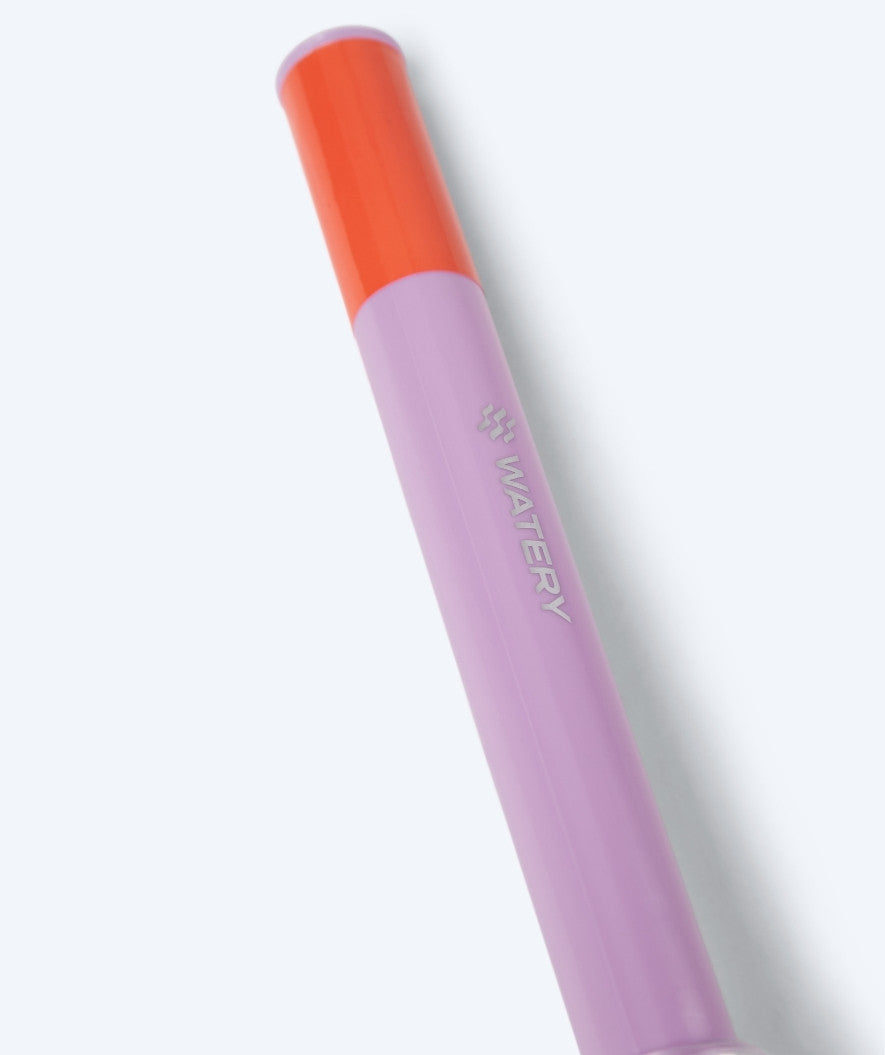 Watery snorkel for kids (4-10) - Wyre - Purple/orange