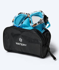 Watery diving mask for junior (8-15) - Riku Camo - Blue