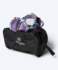 Watery diving mask for junior (8-15) - Riku Camo - Purple