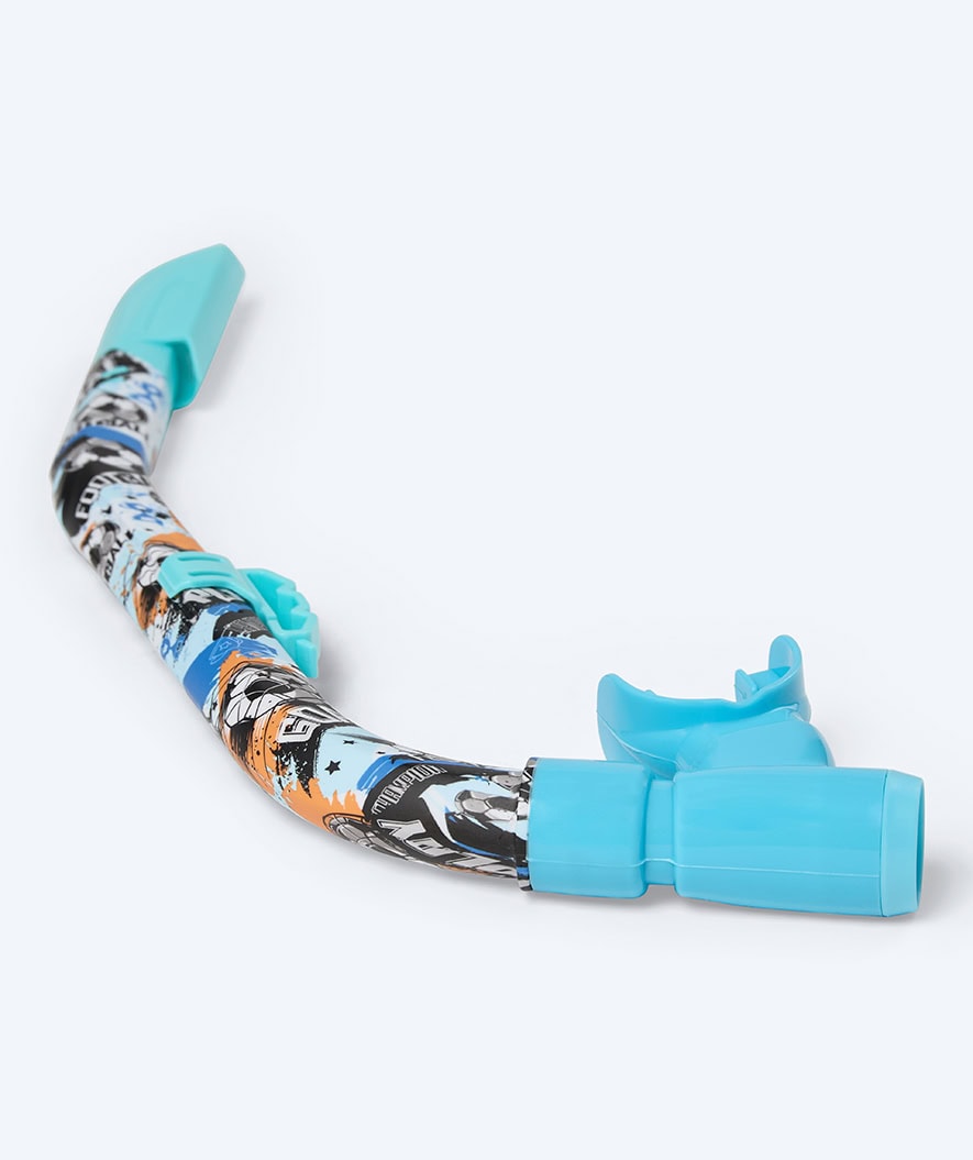 Watery snorkel for junior (8-15) - Riku Camo - Blue