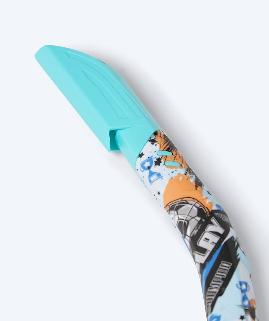 Watery snorkel for junior (8-15) - Riku Camo - Blue