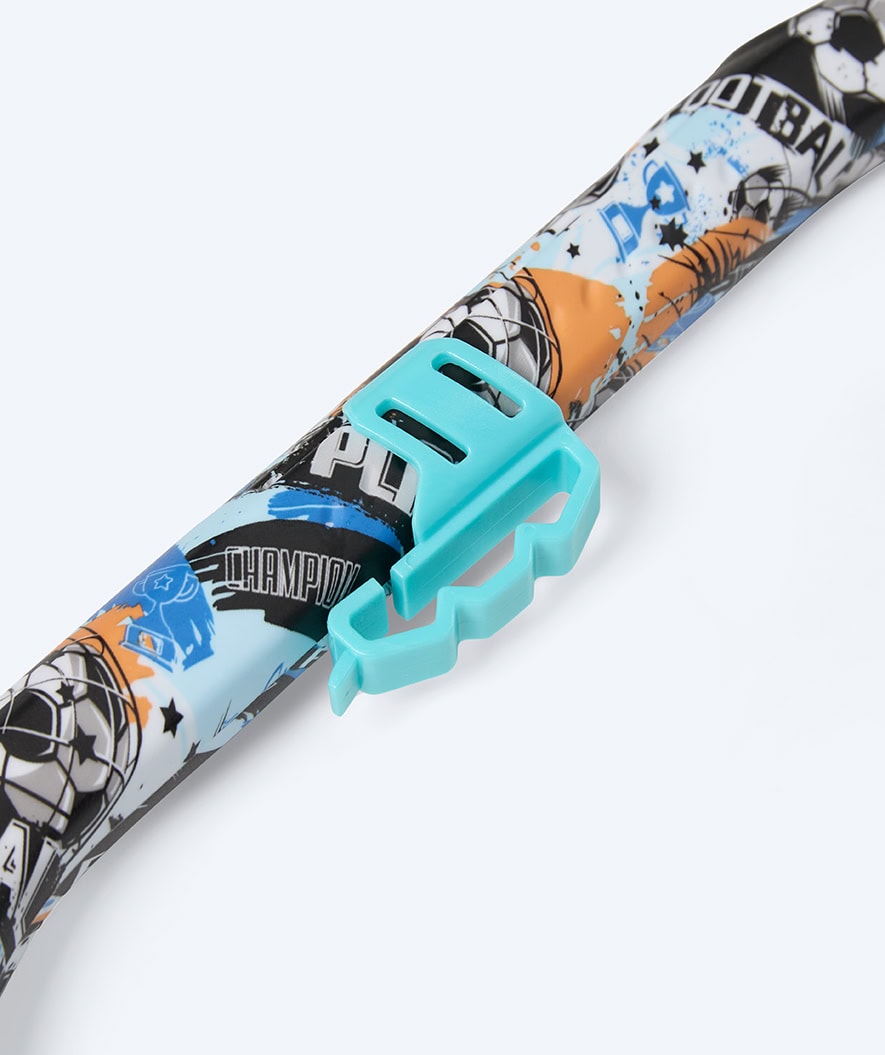 Watery snorkel for junior (8-15) - Riku Camo - Blue