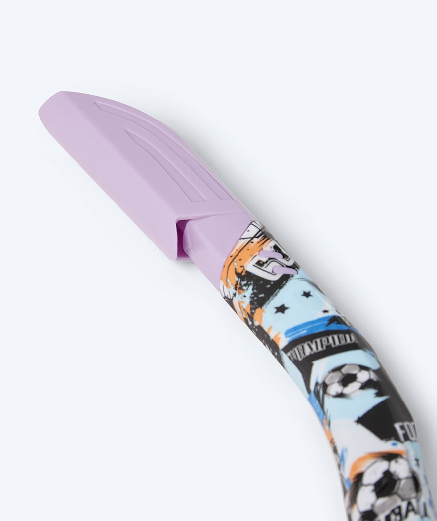 Watery snorkel for junior (8-15) - Riku Camo - Purple