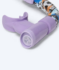 Watery snorkel for junior (8-15) - Riku Camo - Purple