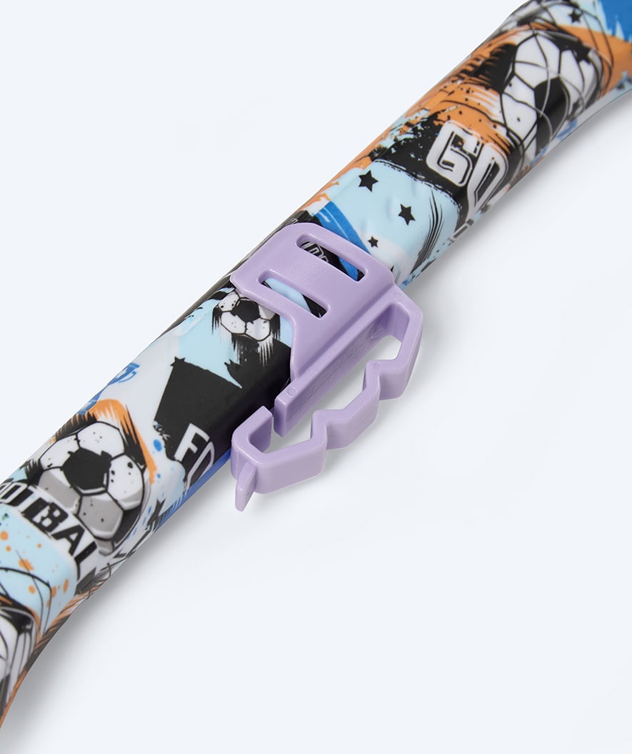Watery snorkel for junior (8-15) - Riku Camo - Purple